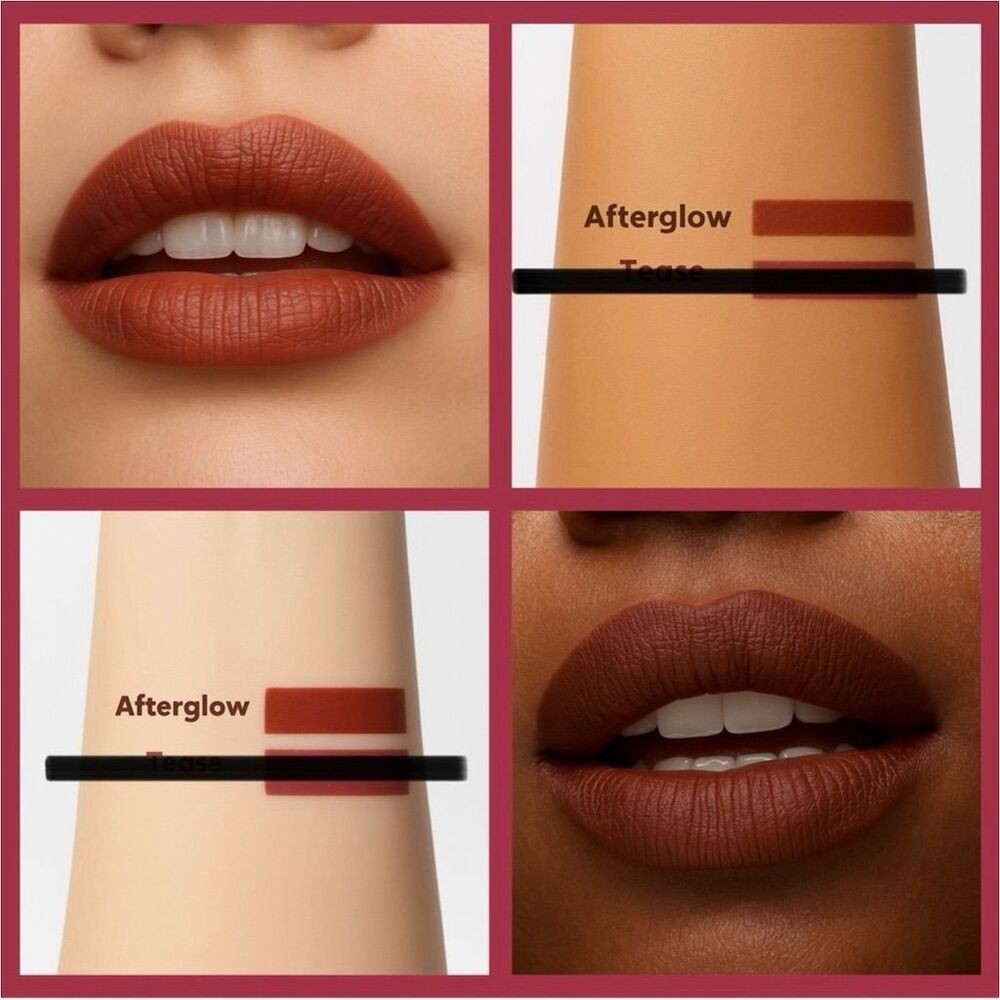 Hola Neon Trace Me Lip Liner Afterglow Nude Brown Matte Crayon - Picture 4 of 4